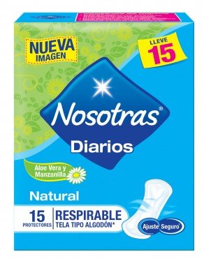 NOSOTRAS DIARIOS NATURAL RESPIRABLE 15 - SUPERMIX