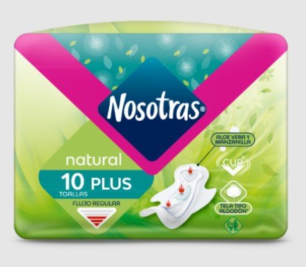 NOSOTRAS TOALLAS NATURAL PLUS - SUPERMIX