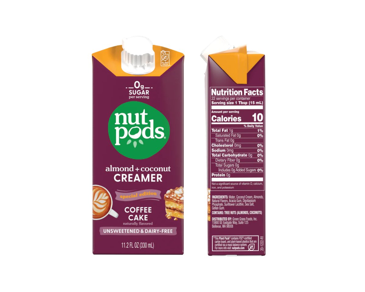 NUTPODS UNSW COFFEE CAKE 11OZ - SUPERMIX