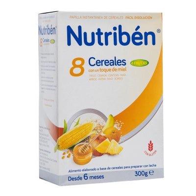 NUTRIBEN 8 CEREALES MIEL Y 4 FRUTAS 300 GR - SUPERMIX