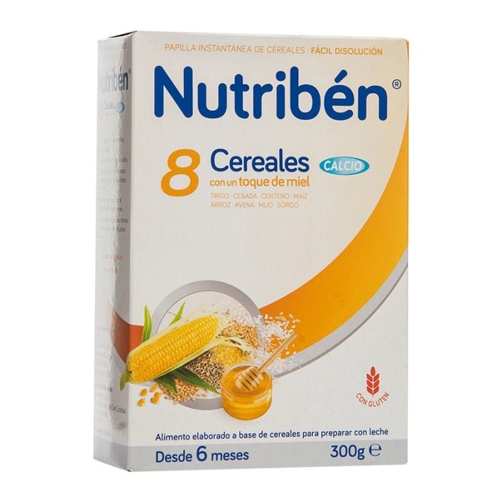 NUTRIBEN 8 CEREALES MIEL Y CALCIO 300 GR - SUPERMIX