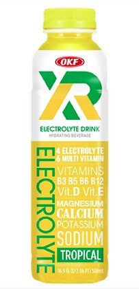 OKF AGUA ELECTROLYTE TROPICAL 500 ML - SUPERMIX