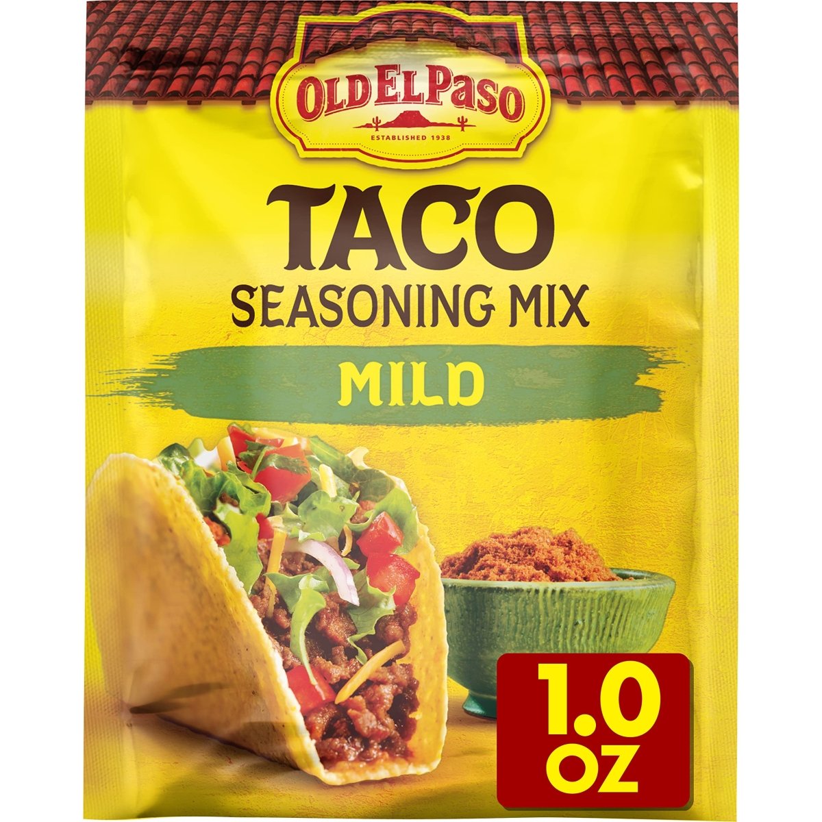 OLD EL PASO SAZONADOR MILD PARA TACOS 1 OZ - SUPERMIX