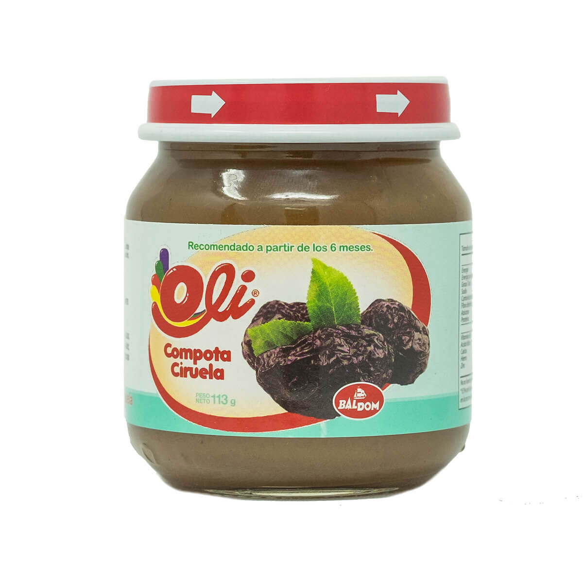 OLI COMPOTA SABOR CIRUELA FACIL PACK 113 GRS - SUPERMIX