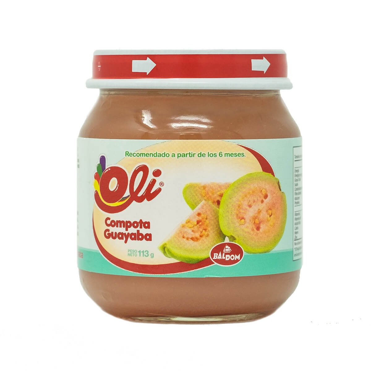 OLI COMPOTA SABOR GUAYABA FACIL PACK 113 GRS - SUPERMIX