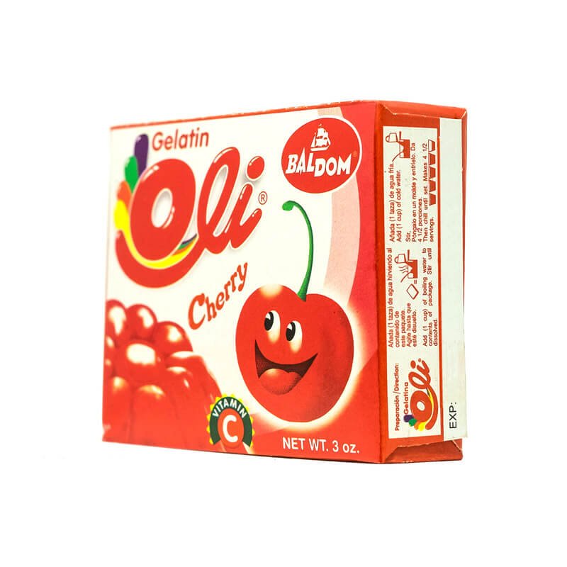 OLI GELATINA CEREZA 6 OZ - SUPERMIX