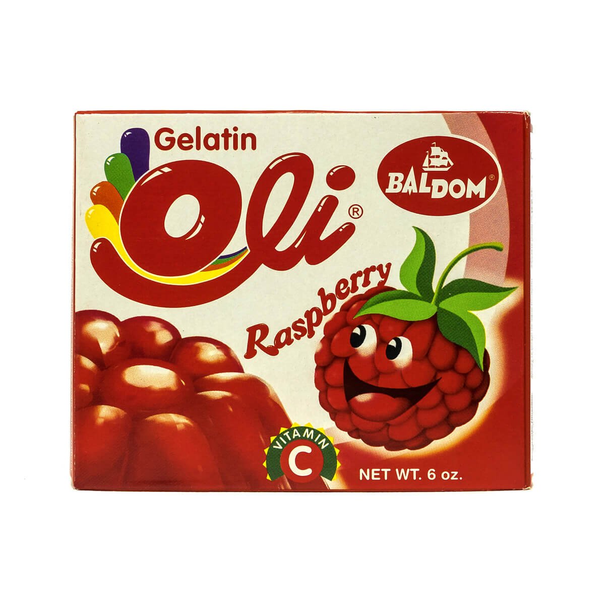 OLI GELATINA FRAMBUESA 6 OZ - SUPERMIX