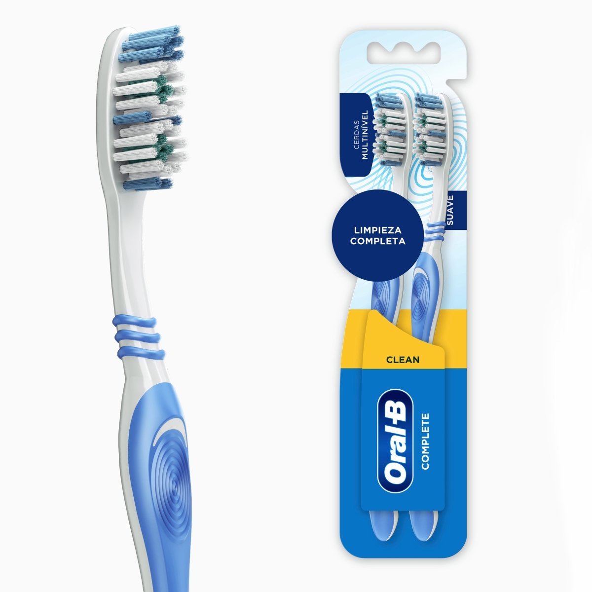 ORAL B CEPILLO COMPLETE LIMPIEZA PROFUNDA M 2 PACK - SUPERMIX