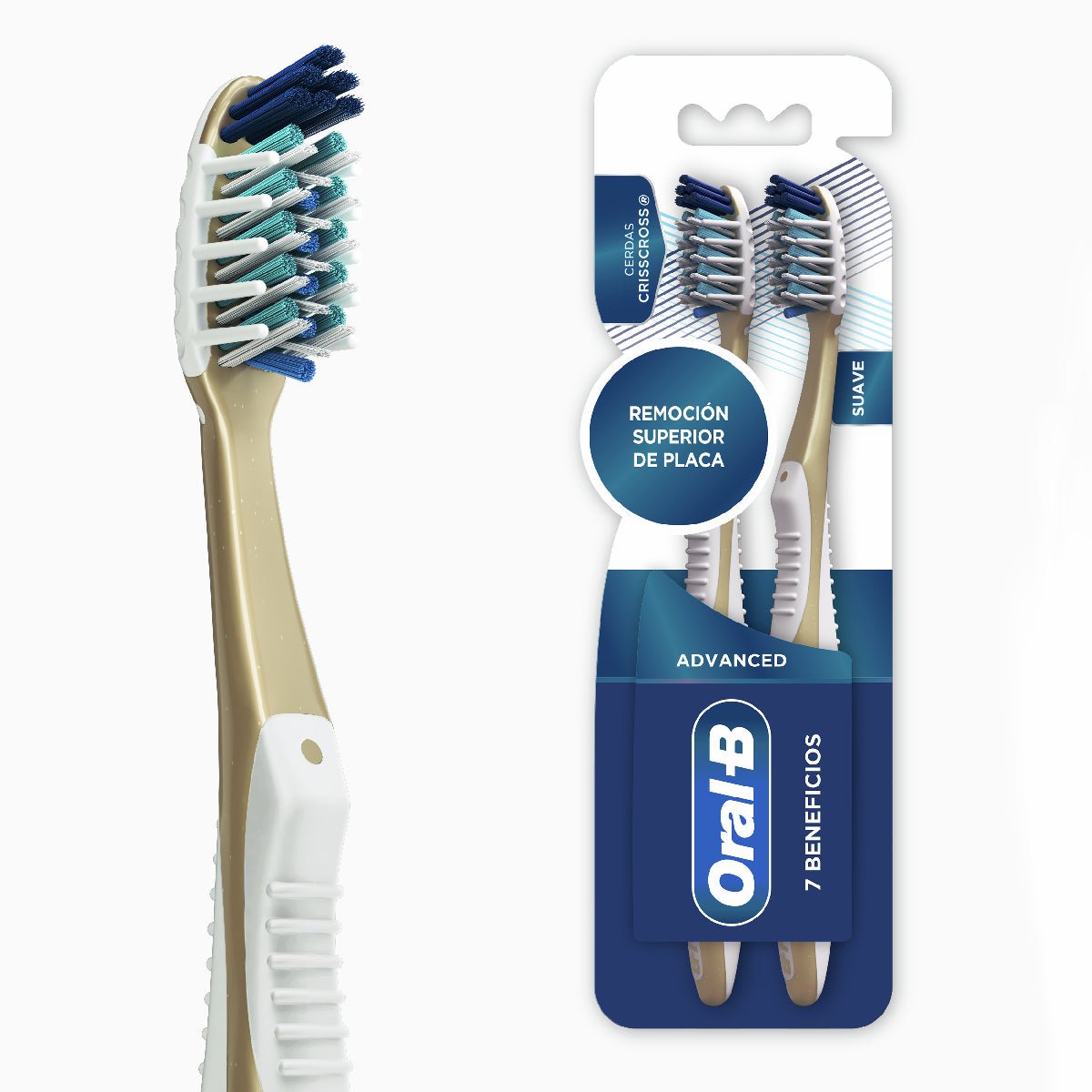ORAL B CEPILLO PRO SALUD 7 BENEFICIOS 2 PACK - SUPERMIX