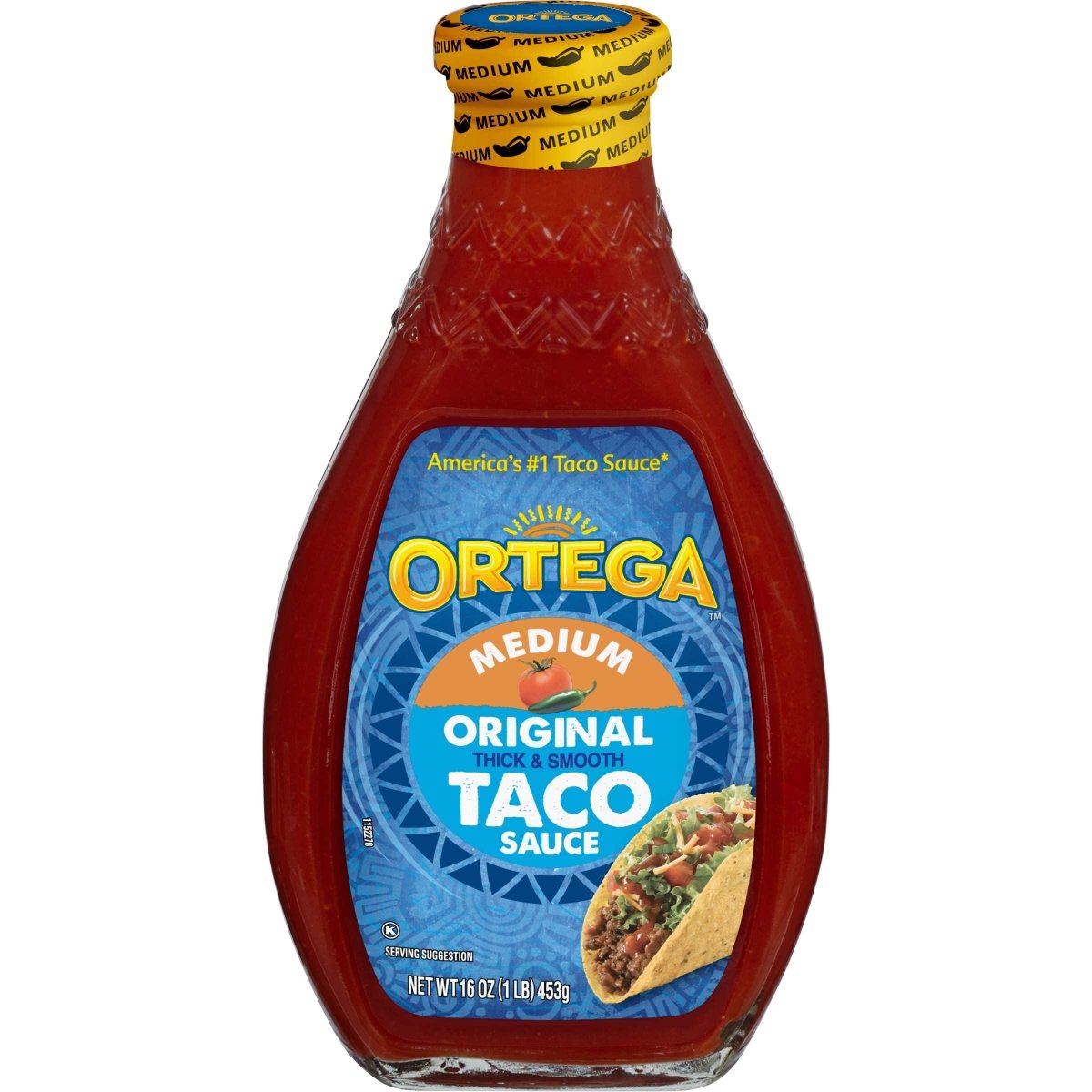 ORTEGA SAUCE TACO MEDIUM 16 OZ - SUPERMIX