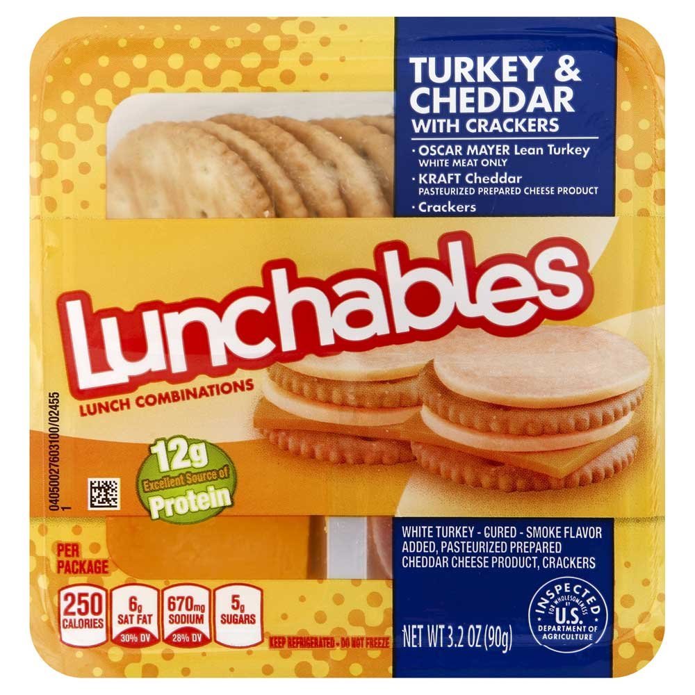 OSCAR MAYER LUNCHABLES TURKEY & CHEDDAR 4.5 OZ - SUPERMIX