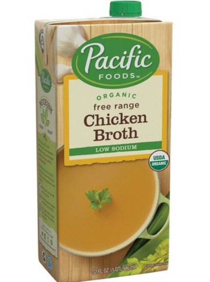 PACIF BROTH OG2 CHKN LOW SODIUM 32 FZ - SUPERMIX