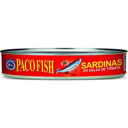 PACO FISH SARDINAS OVAL EN TOMATE 15 OZ - SUPERMIX