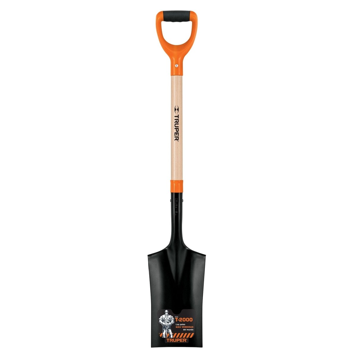 PALA DE CORTE 7 1/2'' MANGO Y T - 2000 TRUPER - SUPERMIX