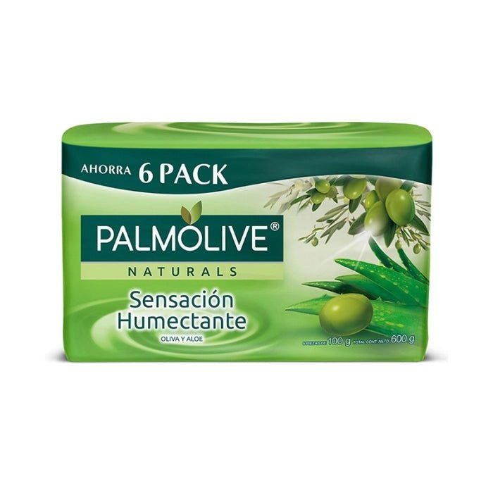 PALMOLIVE JABON HIDRATANTE OLIVA Y ALOE 6 PACK 100 G - SUPERMIX