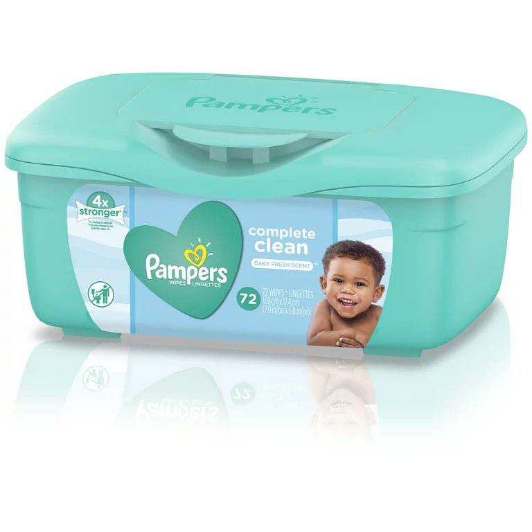 PAMPERS BABY WIPES COMPLETE CLEAN SCENTED 72CT - SUPERMIX
