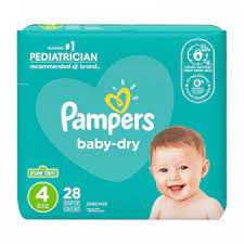 PAMPERS BD S4 JUMBO 28 Unidad - SUPERMIX