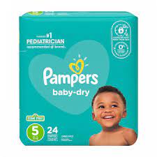 PAMPERS BD S5 JUMBO 24 UND - SUPERMIX