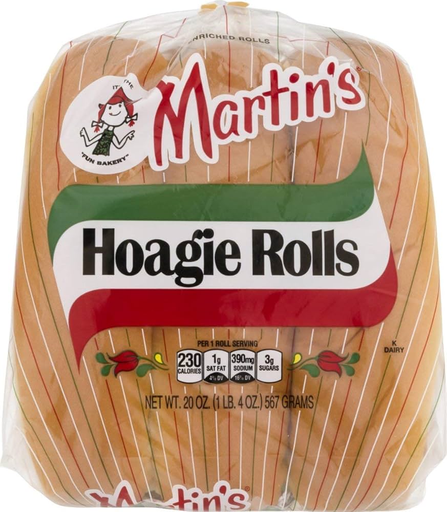 PAN MARTIN'S HOAGIE ROLLS FDA 6 20 OZ - SUPERMIX