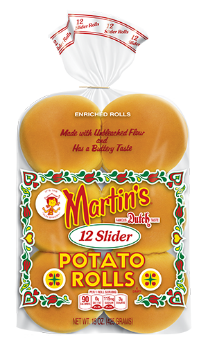 PAN MARTIN'S POTATO ROLL 12 SLIDER 18 OZ - SUPERMIX