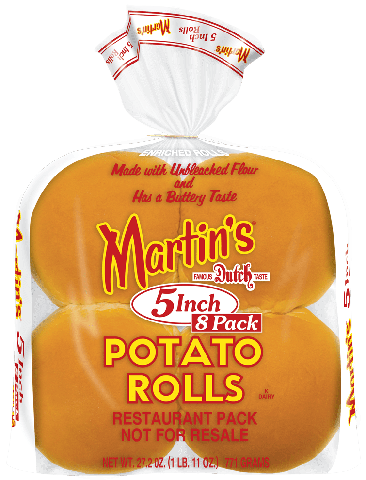 PAN MARTIN'S POTATO ROLLS 5 INCH 20.8 OZ - SUPERMIX