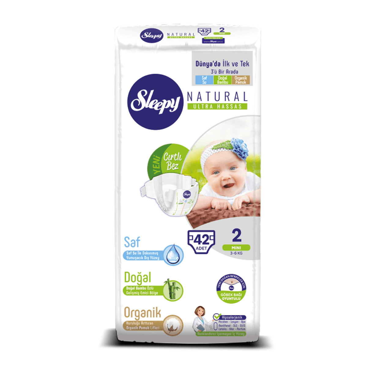 PANALES SLEEPY NATURAL JUMBO 2 42 PZS - SUPERMIX