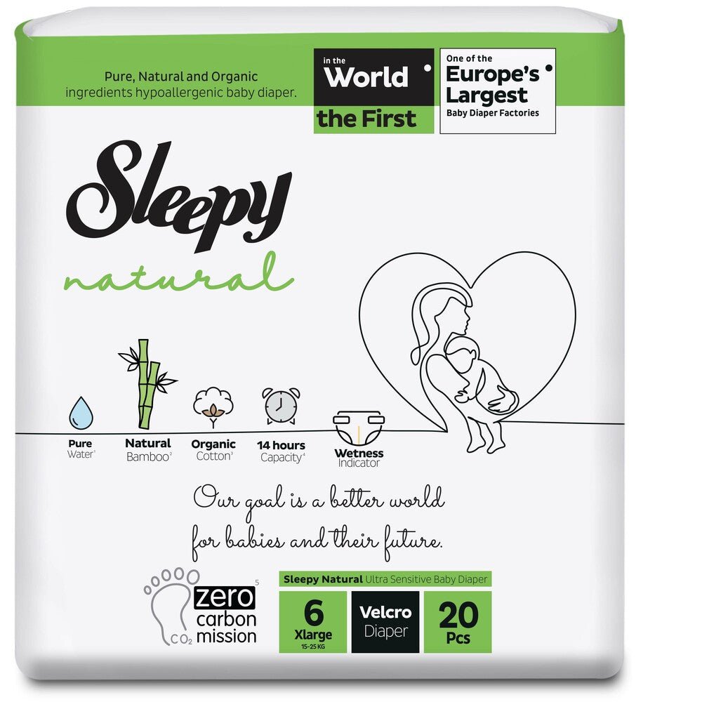 PAÑALES SLEEPY NATURAL JUMBO 7 (16 PZS) 5/1 - SUPERMIX