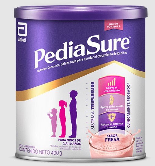 PEDIASURE PLUS SABOR FRESA 400 GR LT - SUPERMIX