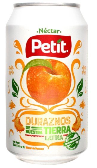 PETIT NECTAR LATA DURAZNO 330 ML - SUPERMIX