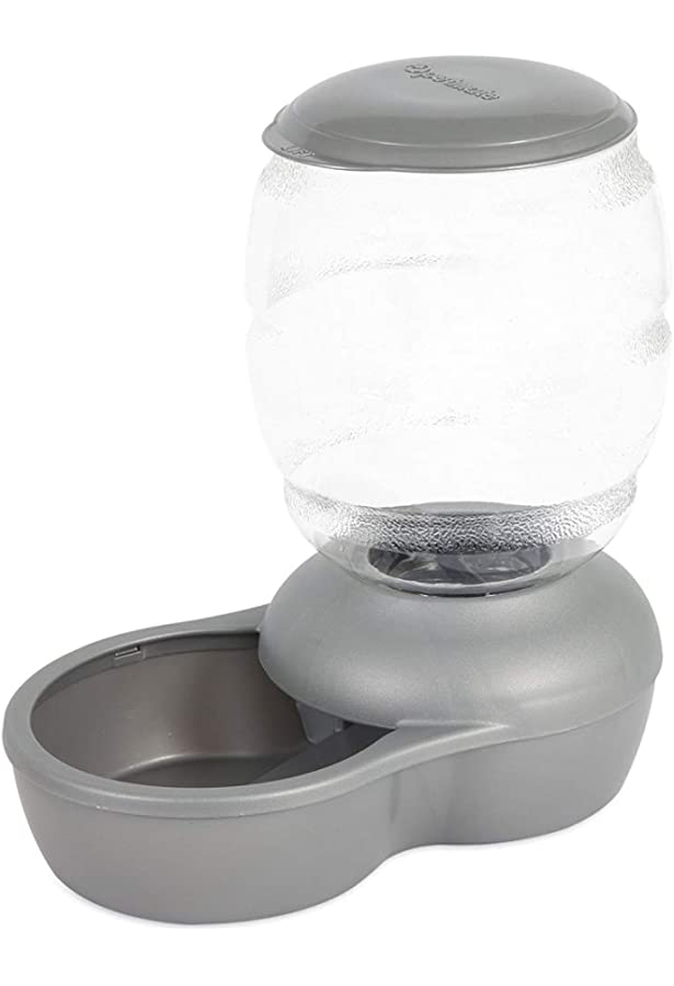 PETMATE CAFE COMEDERO CON BASE GRIS 2.83 LTS REF. 24427 - SUPERMIX