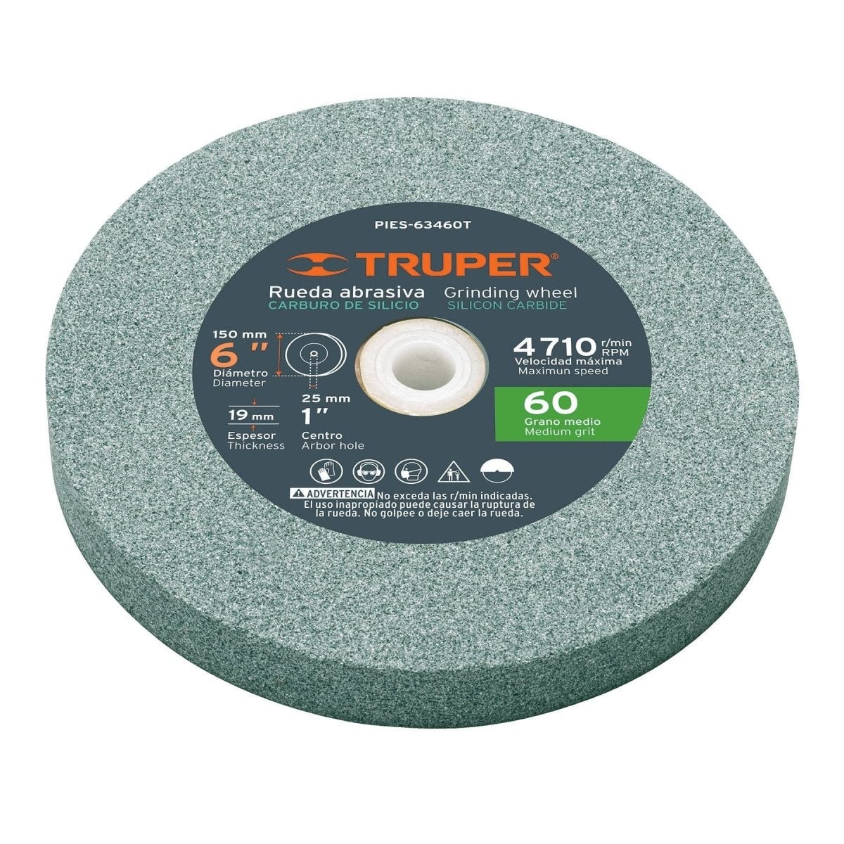 PIEDRA P/ESMERIL PIES - 63460T TRUPER.. - SUPERMIX