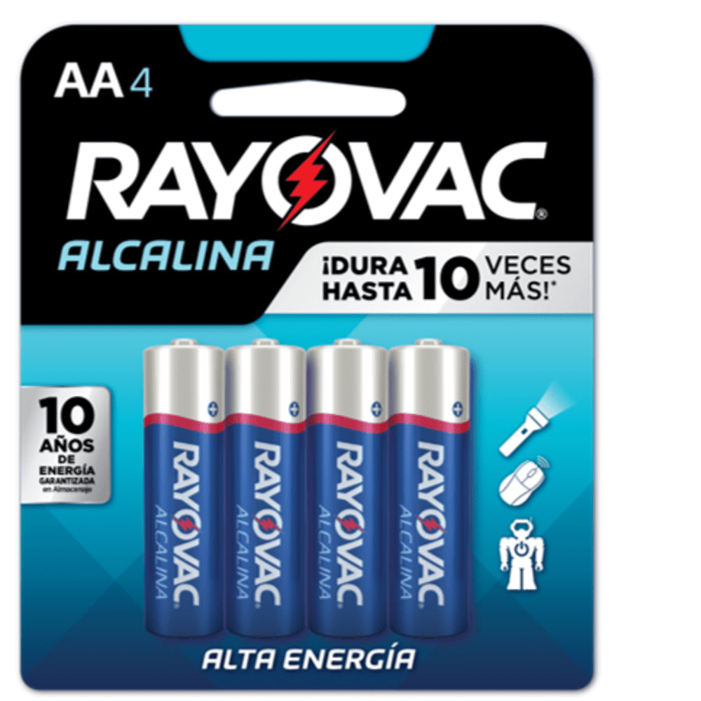 PILA AA ALCALINA 815 - 4LA RAYOVAC - SUPERMIX