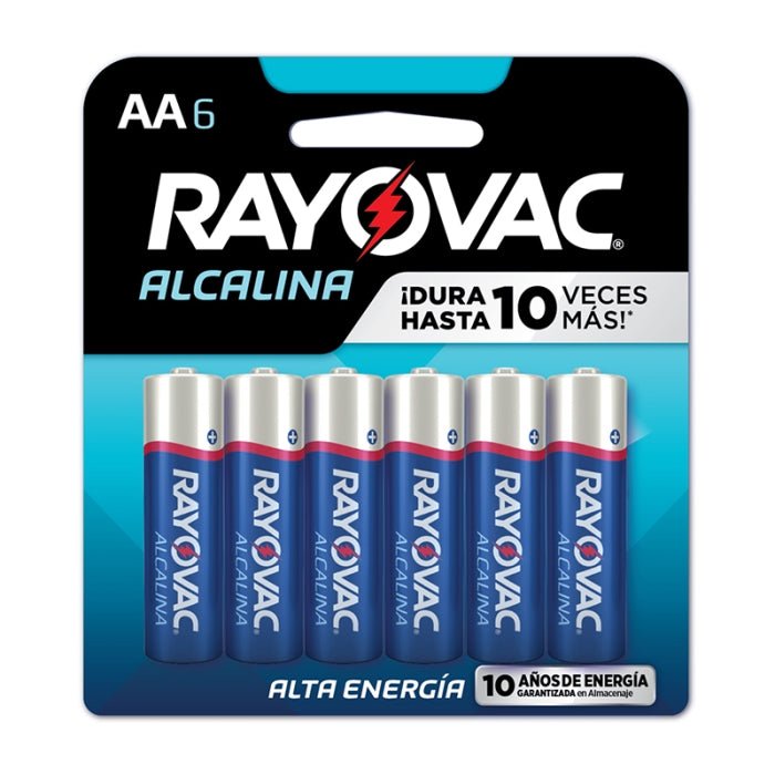 PILA AA ALCALINA 815 - 6LA RAYOVAC - SUPERMIX