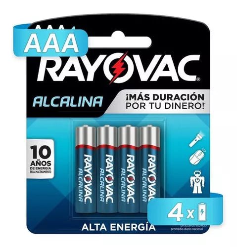 PILA AAA ALCALINA 824 - 4LA RAYOVAC - SUPERMIX