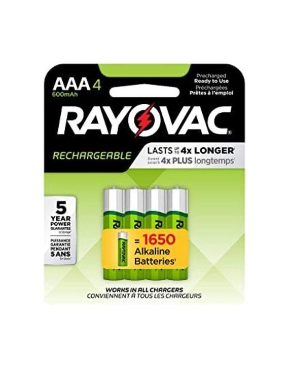 PILA AAA RECARGABLE LD724 - 4 RAYOVAC - SUPERMIX