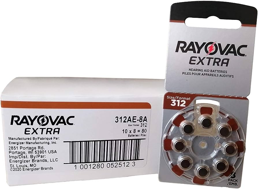 PILA PARA AUDIFONOS 312CR - 6ROVUS RAYOVAC - SUPERMIX