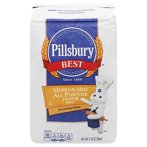 PILL UNBLEACHED FLOUR 5 LB - SUPERMIX