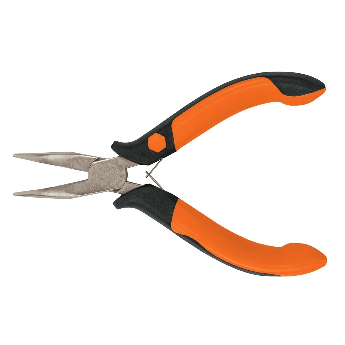 PINZA 5" PEQUEÑA DE PUNTA CURVA MANGO CONFORTABLE TRUPER.. - SUPERMIX