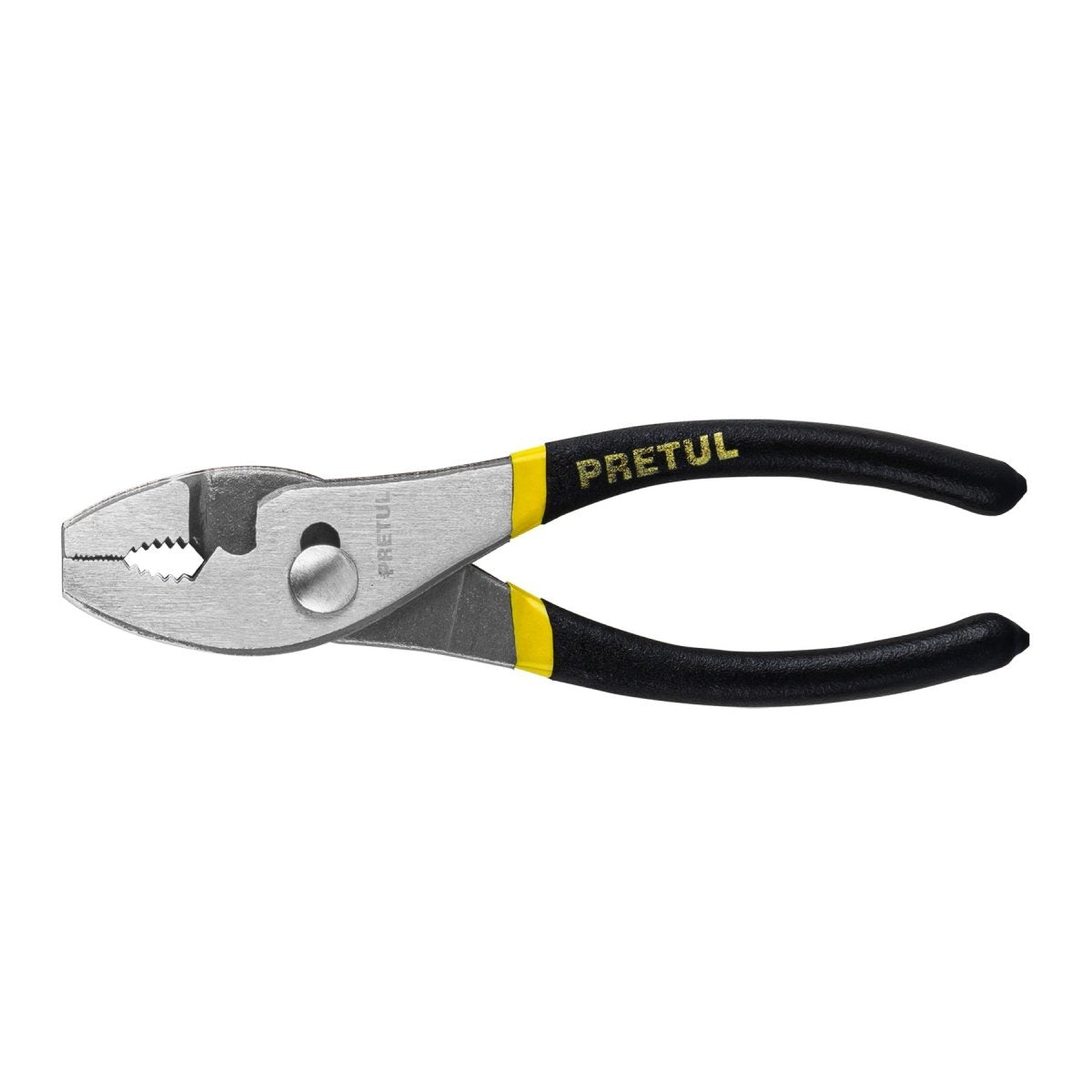 PINZA 8" DE CHOFER MANGO PLASTICO EN BLISTER PRETUL - SUPERMIX