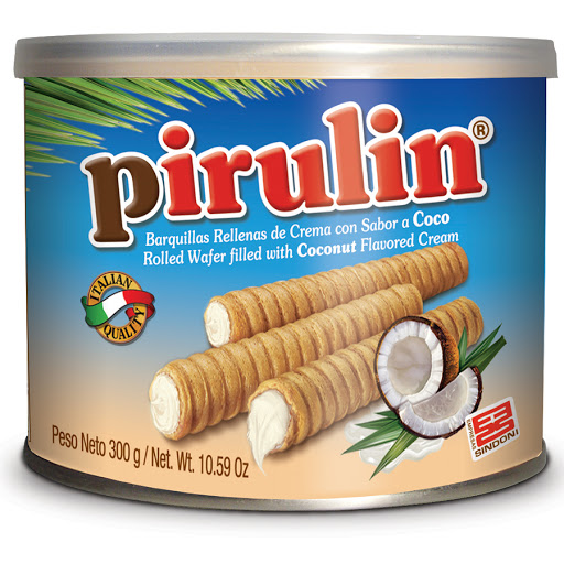 PIRULIN BARQUILLO SABOR COCO 300 GR - SUPERMIX