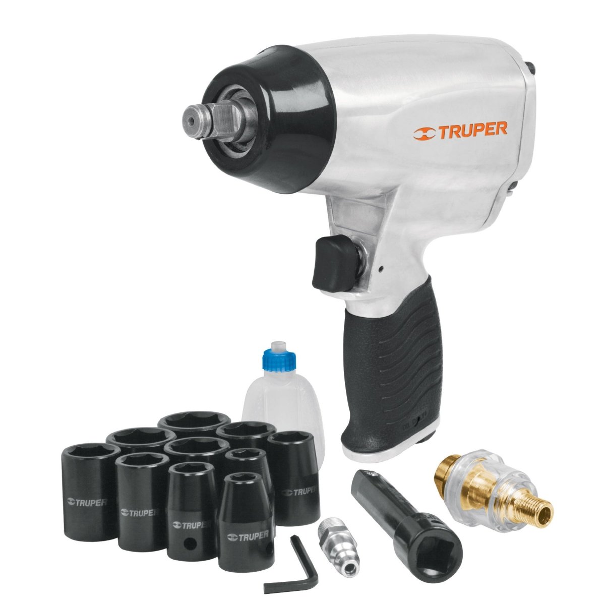 PISTOLA NEUM. DE IMPACTO KIT TPN - 731EK TRUPER - SUPERMIX