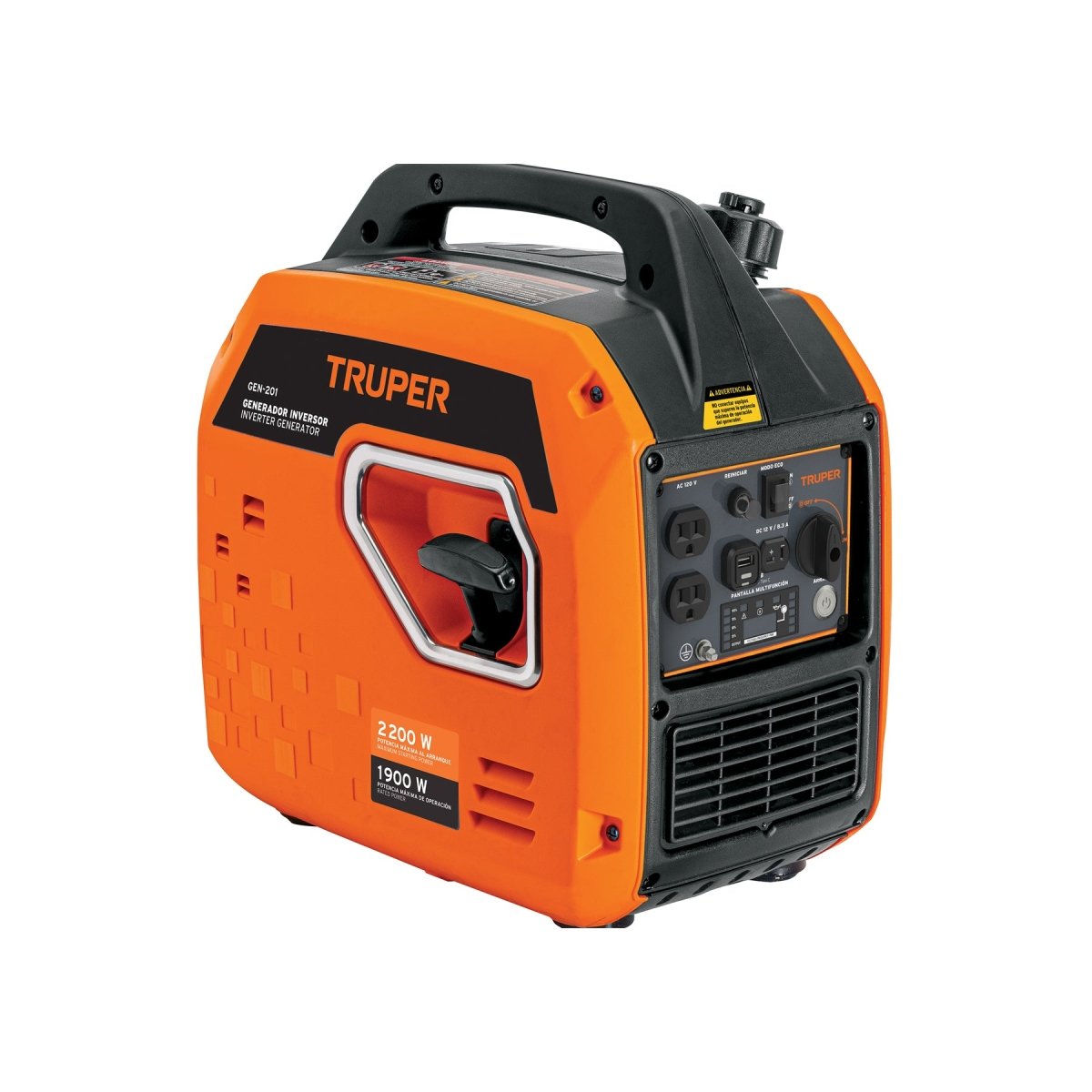 PLANTA ELECTRICA 3 HP DE GASOLINA 1900W ELECTONICO TRUPER - SUPERMIX