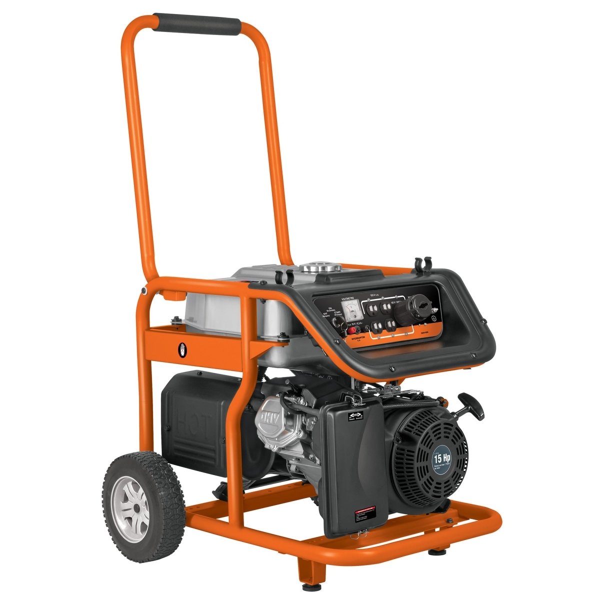 PLANTA ELECTRICA 8KW MOTOR 15 HP DE GASOLINA TRUPER - SUPERMIX