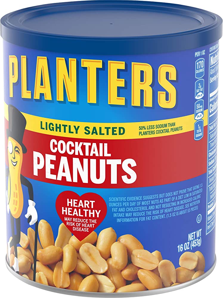 PLANTERS COCKTAIL PEANUTS 1 LB - SUPERMIX