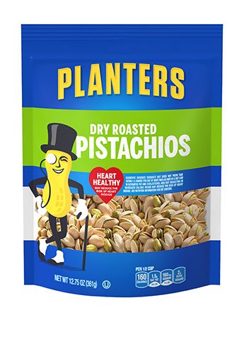 PLANTERS DRY ROAST PISTACHIOS 12.75 OZ - SUPERMIX