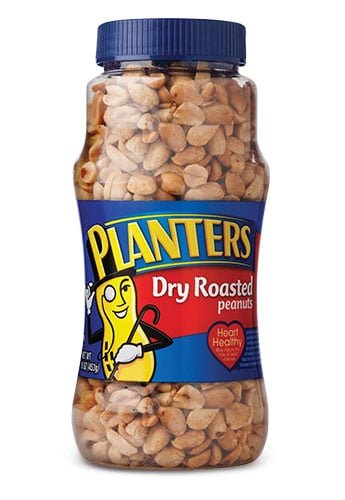 PLANTERS DRY ROASTED PEANUTS 12/16 OZ - SUPERMIX