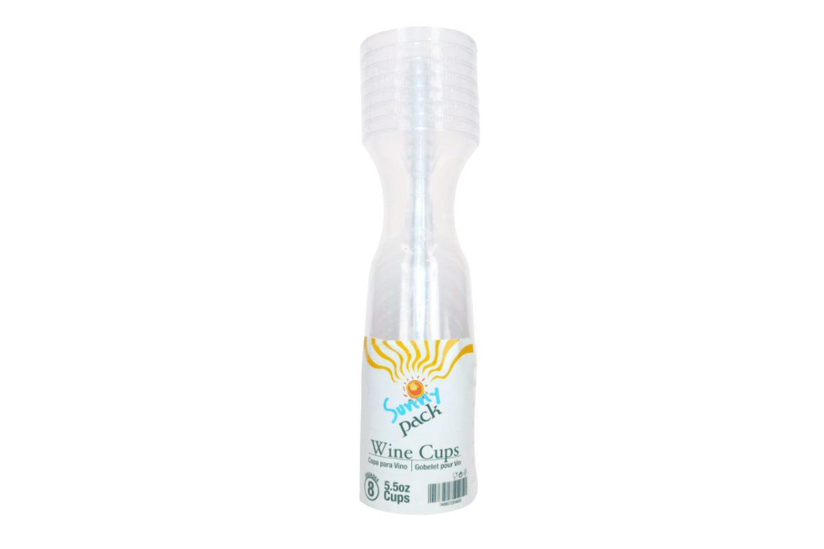 PLASTIFAR COPA DESECHABLE P/VINO WIN - 55 24/8 - SUPERMIX