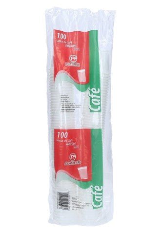 PLASTIFAR VASOS PLASTICOS CAFE 50/100 Unidad - SUPERMIX