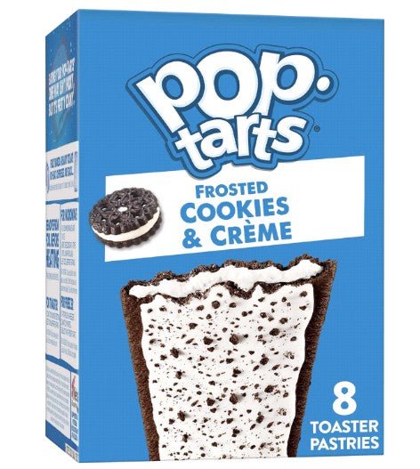 POP TARTS GALLETA RELLENA COOKIES CREME 12/13.5 OZ 8 CT - SUPERMIX