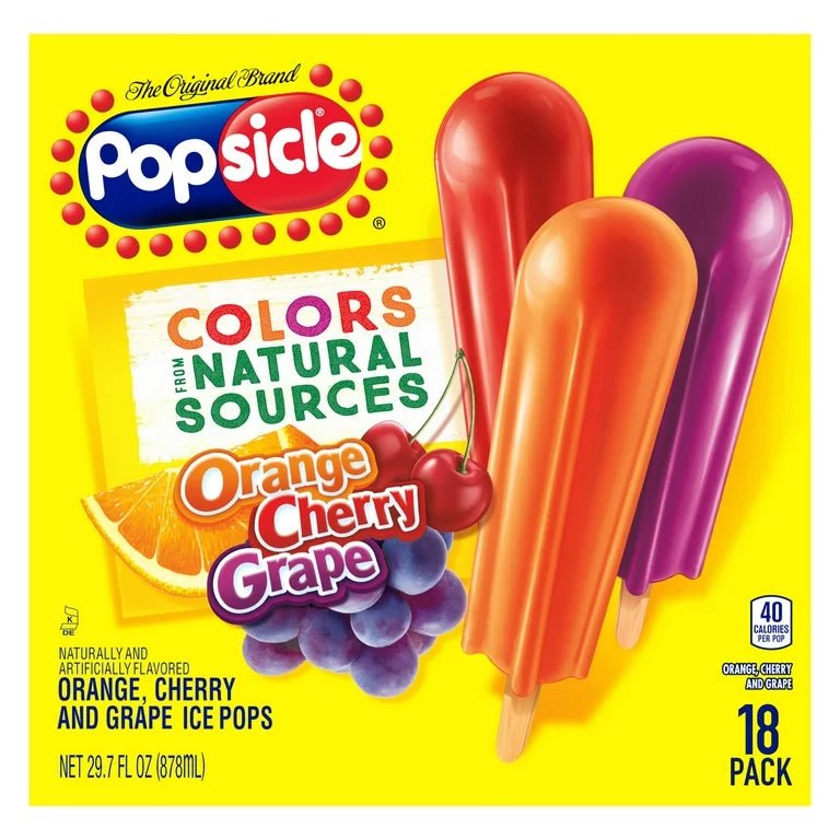 POPSICLE SF ORG CHR GRP 18 C 29.7 OZ - SUPERMIX